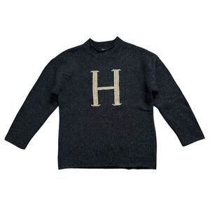 Universal Studios Harry Potter Weasley H Knit Pullover Sweatshirt Sweater Size L